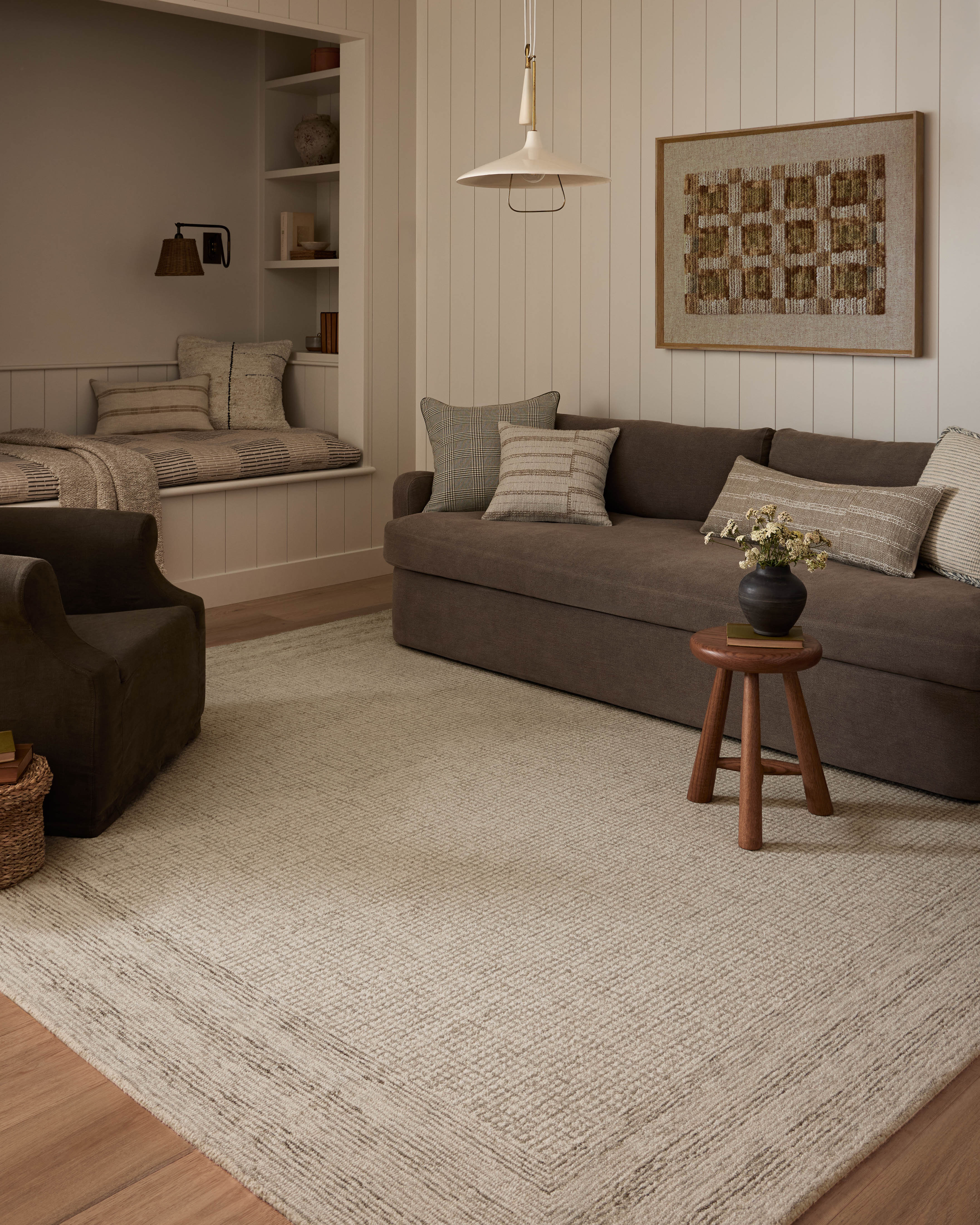 Amber Lewis x Loloi Windsor Ivory / Stone Area Rug & Reviews